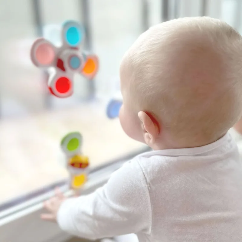 Sensorinis žaislas Spinner Raketa WOOPIE BABY ateivis, NSO 3 vnt · 2