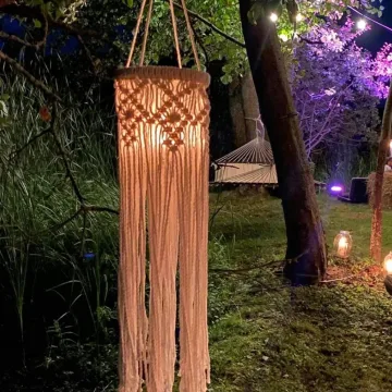 Macrame žibintas