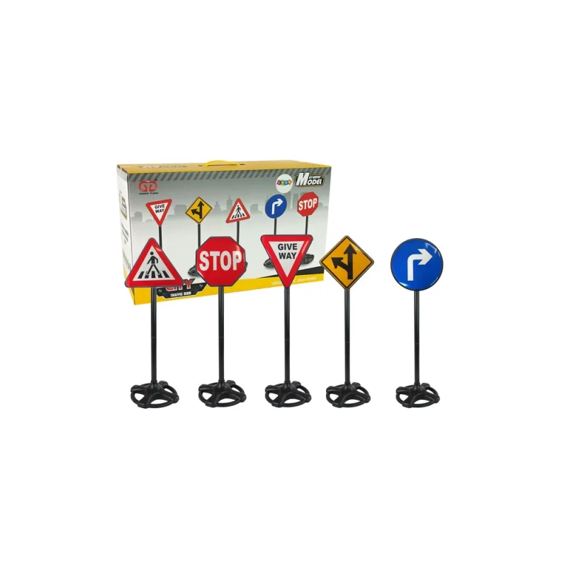 Didelių kelio ženklų edukacinis rinkinys 82 cm · 1