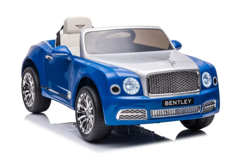 akumuliatorinis vaikiškas automobilis Bentley Mulsanne, mėlyna spalva · 1