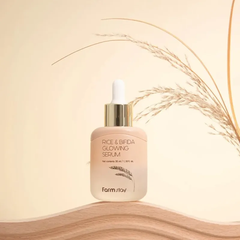 Farmstay Rice&Bifida Glowing Serum – šviesinamasis veido serumas · 3