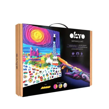 Kūrybinis rinkinys Modelino rinkinys - 3D tapyba Park Guell Barcelona (30*40 cm)