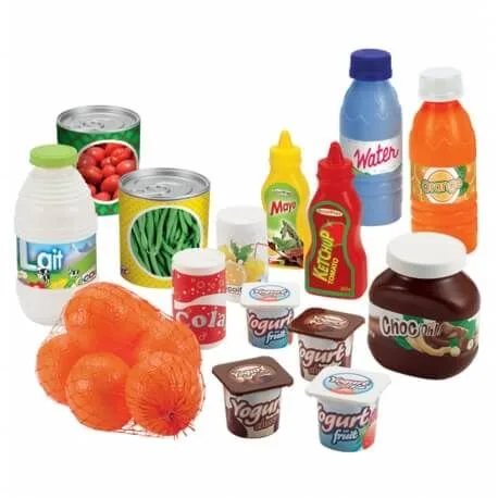 Žaislinis maisto produktų rinkinys, 20 vnt. · 1