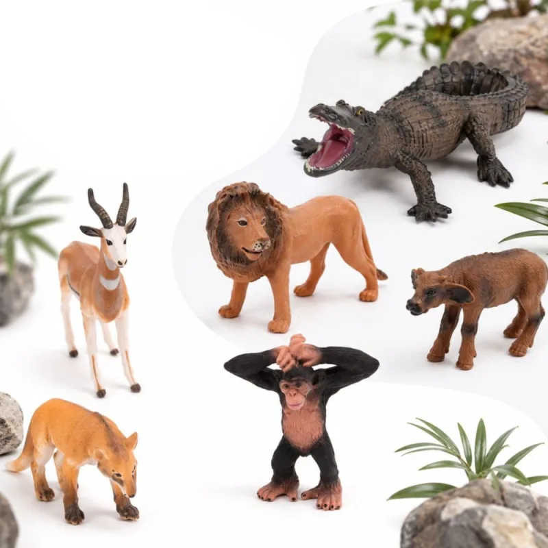 Laukinių gyvūnų figūrėlių rinkinys WOOPIE Safari, 6 vnt · 3