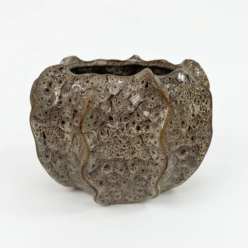 Vazonas keramikinis "Banga" — Ø: 25 cm H: 18 cm