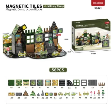 Magnetinis konstruktorius Kariuomenė, 56 el.