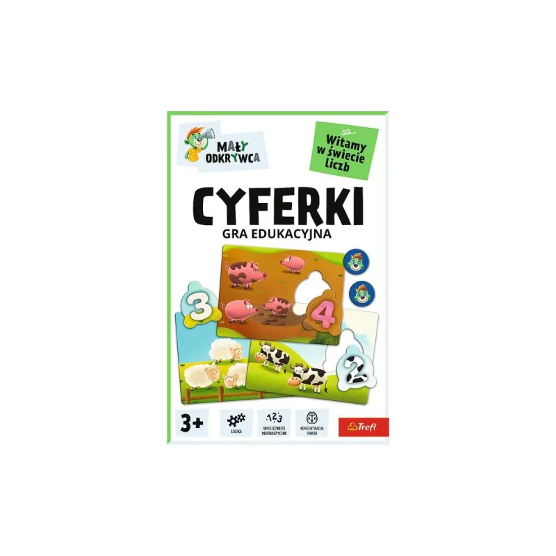 Žaidimas su skaičiais - Mažasis tyrinėtojas Trefl 02810 · 3