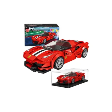Konstruktorius Sportinis lenktyninis automobilis, raudonas, su vitrina, 364 el.
