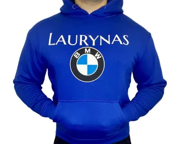 UNISEX Džemperis: BMW su pasirinktu vardu