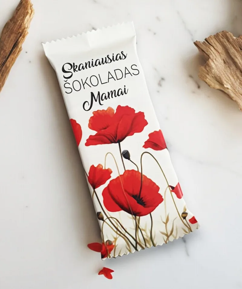 Šokoladas „Skaniausias šokoladas Mamai“