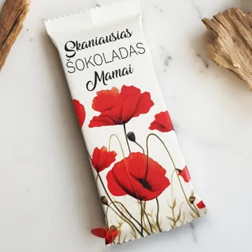 Šokoladas „Skaniausias šokoladas Mamai“