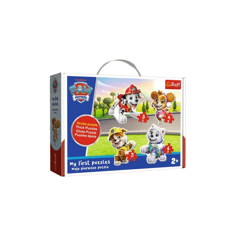 Dėlionė – „Baby Classic“ (3, 4, 5, 6) – Mielieji šuneliai – „Psi Patrol“ – „Trefl“ 36136 · 1
