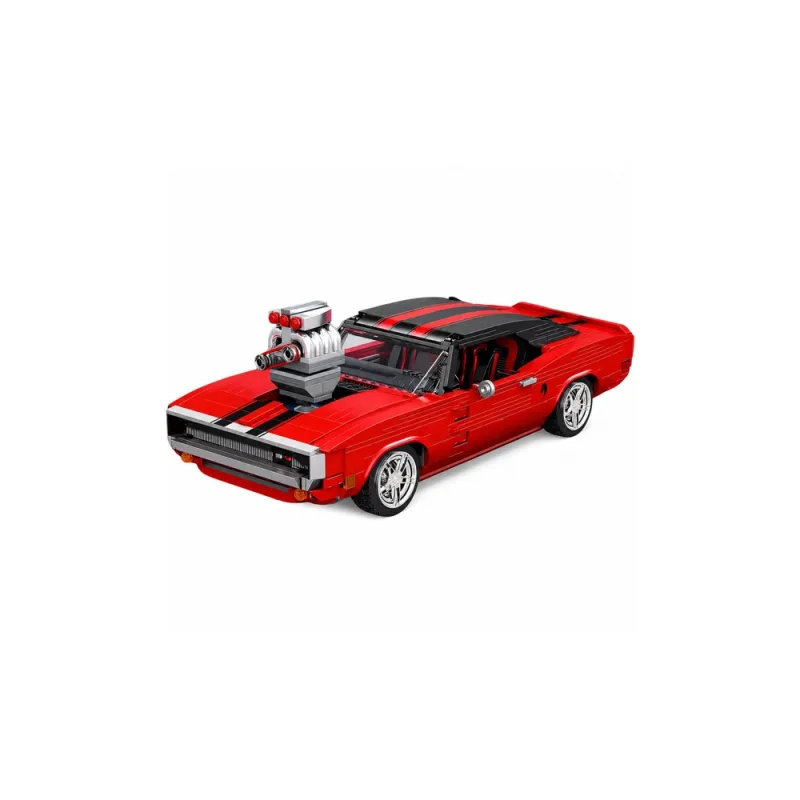 Konstruktorius Charger sportinis automobilis, raudonas, 1869 el. · 2