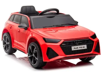 Raudonas akumuliatorinis automobilis BRD-2118 vaikams