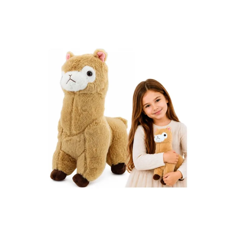 Pliušinė alpaka 28 cm, kreminė spalva · 1