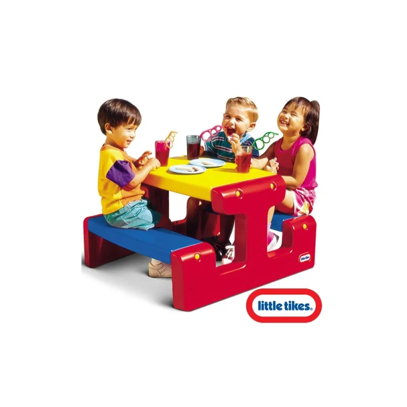 Pikniko stalas LITTLE TIKES, raudonas/geltonas/mėlynas · 1