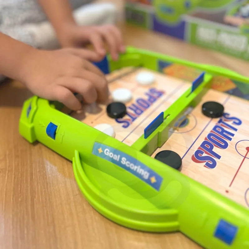 Mini ledo ritulio lenktynių arkadinis žaidimas WOOPIE 2-in-1 · 3