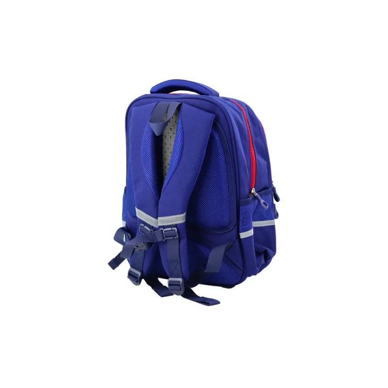Mokyklinė kuprinė su dirželiu ant krūtinės Navy Red 20L 38cm · 2