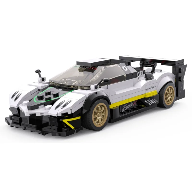 Konstruktorius Pagani Zonda R Pads White automobilis 1:28 RASTAR · 1