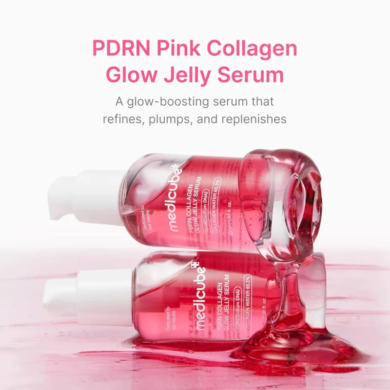 PDRN Collagen Glow Jelly Serum – drėkinantis veido serumas su PDRN, 30 ml. · 3