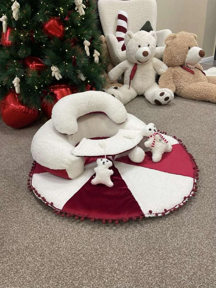 Sėdinukas + kilimėlis 90 cm ,,Kalėdos,,