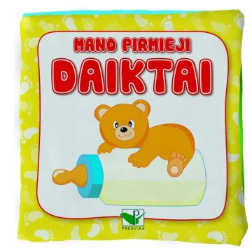 Medžiaginė knygelė. Mano pirmieji daiktai