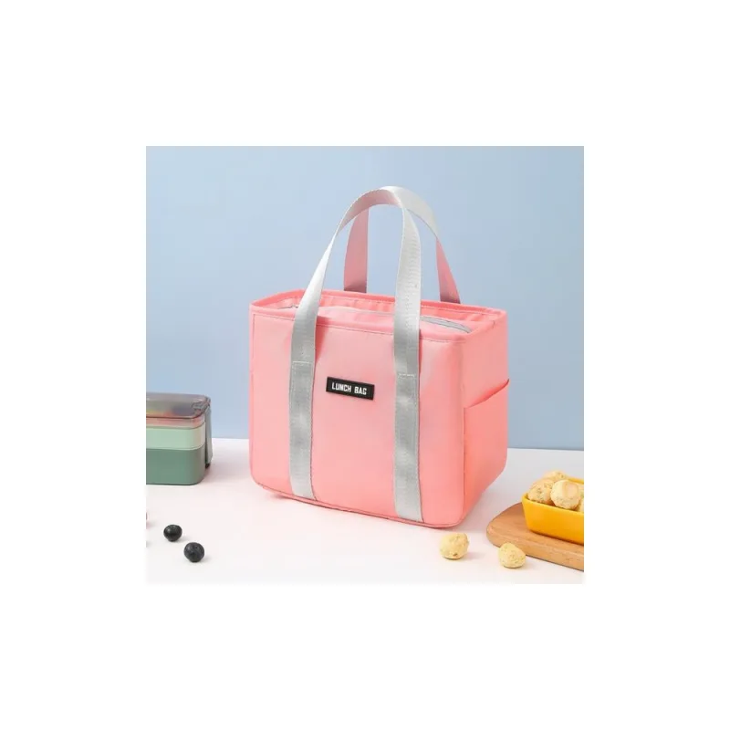 Termoizoliuotas pusryčių krepšys pietų krepšys Pink 24cm · 3