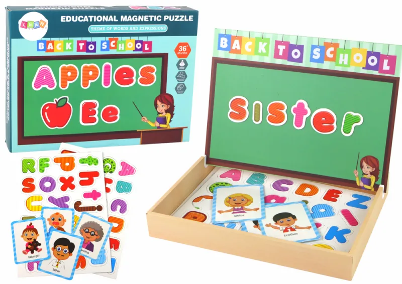 Magnetinės raidės lenta edukacinis rinkinys · 1
