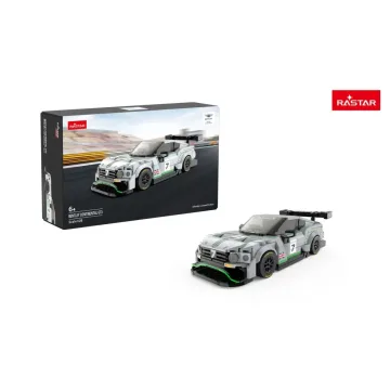 Konstruktorius automobilis 1:29 „Bentley Continental GT3“, pilka, RASTAR