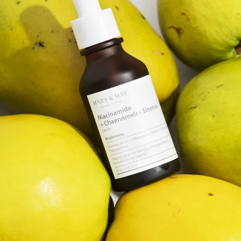 Mary May Niacinamide + Chaenomeles Sinensis Serum – šviesinamasis veido serumas · 3
