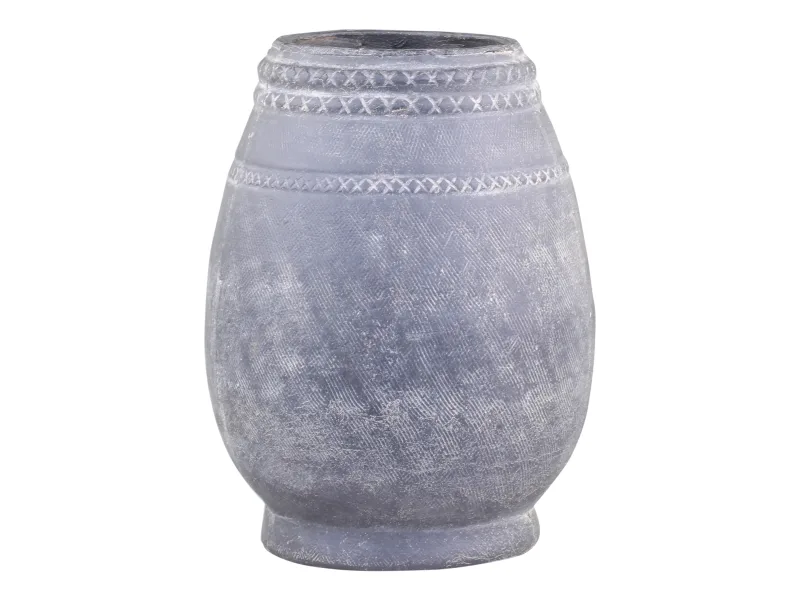 Vaza sendinta juoda — H32/D25.5 cm