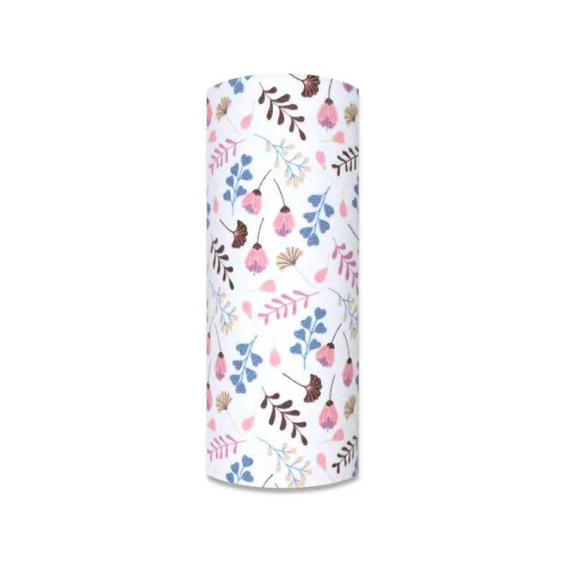 Sauskelnės - 27640 - FLANNEL PRINT - EGA - SUMMER FLOW - PINK - dydis 70x80 cm · 2