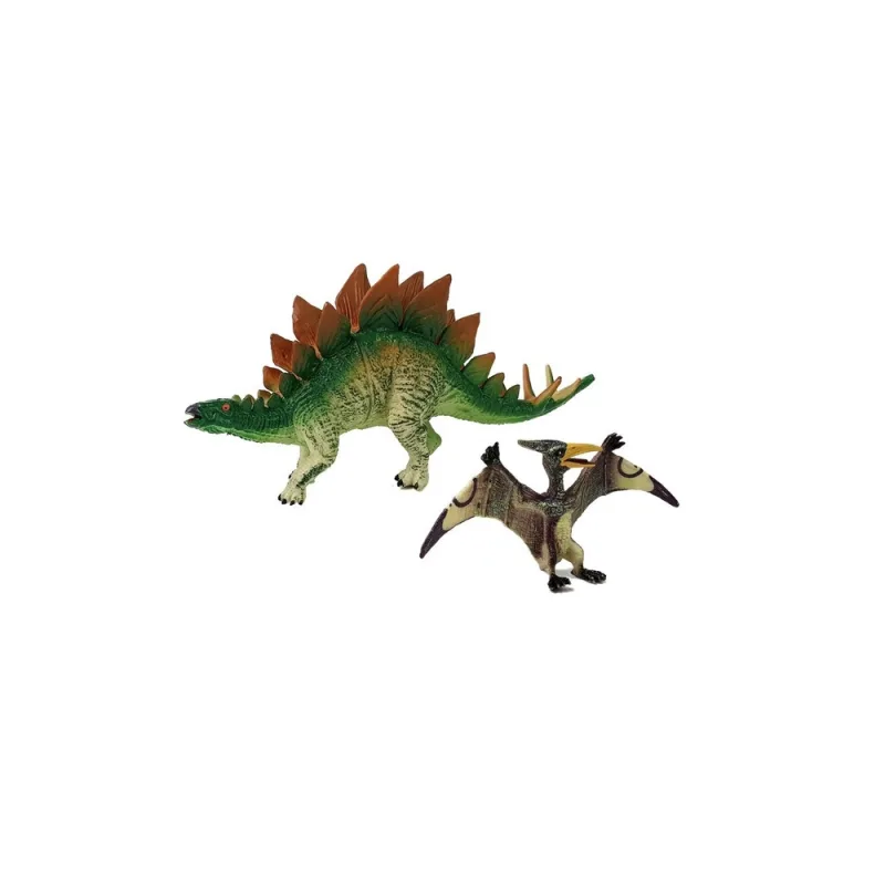 Dinozaurų stegozaurų , pteranodonų figūrų rinkinys · 2