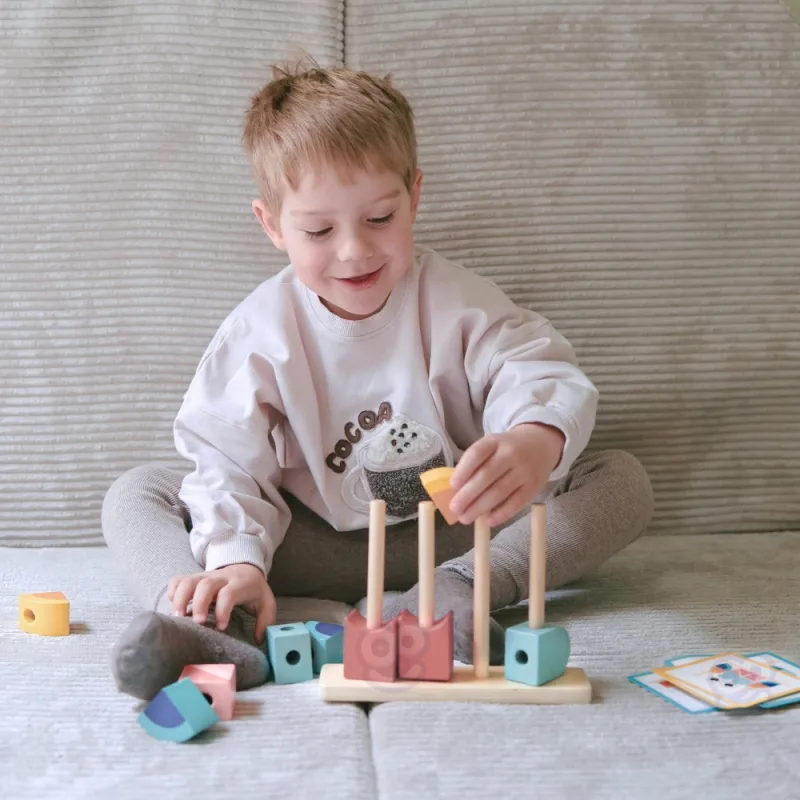 Medinė dėlionė TOOKY TOY Krabas · 2