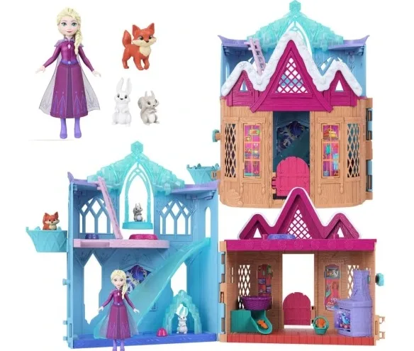„Disney Frozen“ žiemos augintinių namelio rinkinys Elsa lėlės priedai · 1