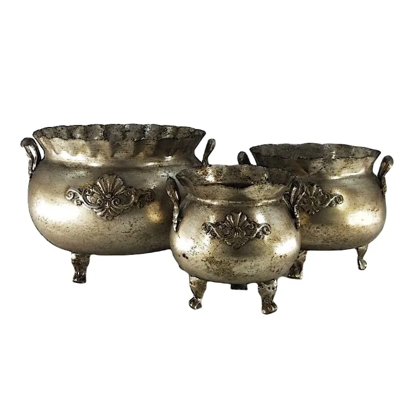 Metalinis vazonas 4 — 31x27x22 cm