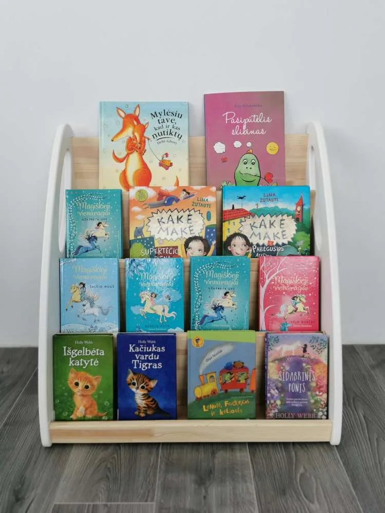 Montessori knygų lentyna MAXI