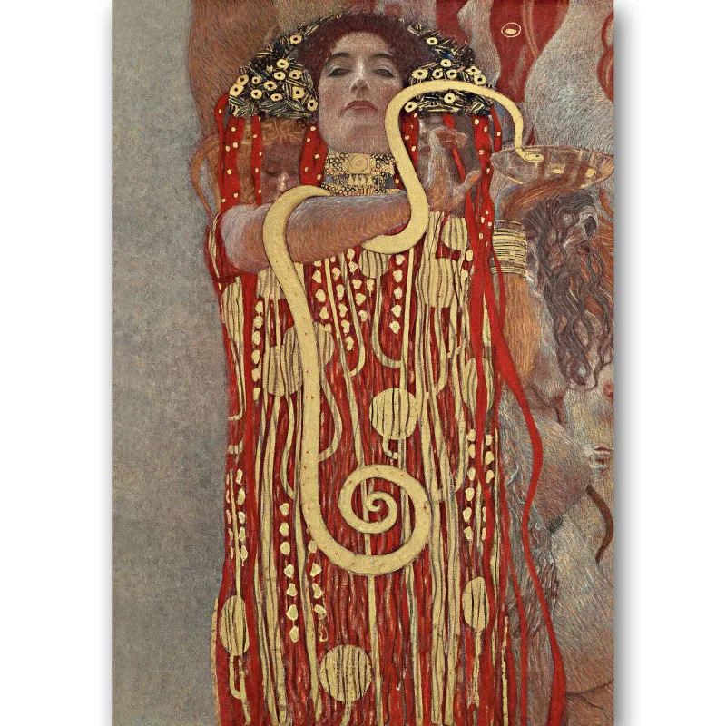 Reprodukcija „Higėja“, Gustav Klimt (1907)