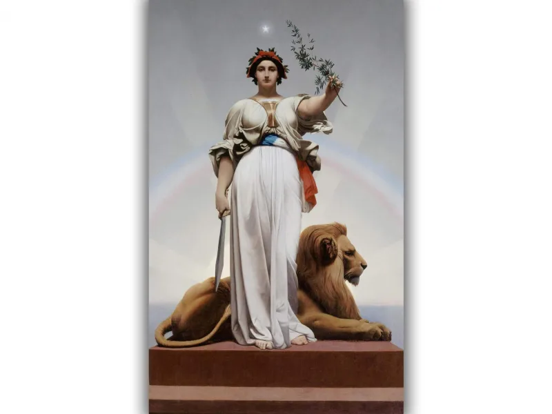 Reprodukcija „Respublika“, Jean Léon Gérôme, (1848)
