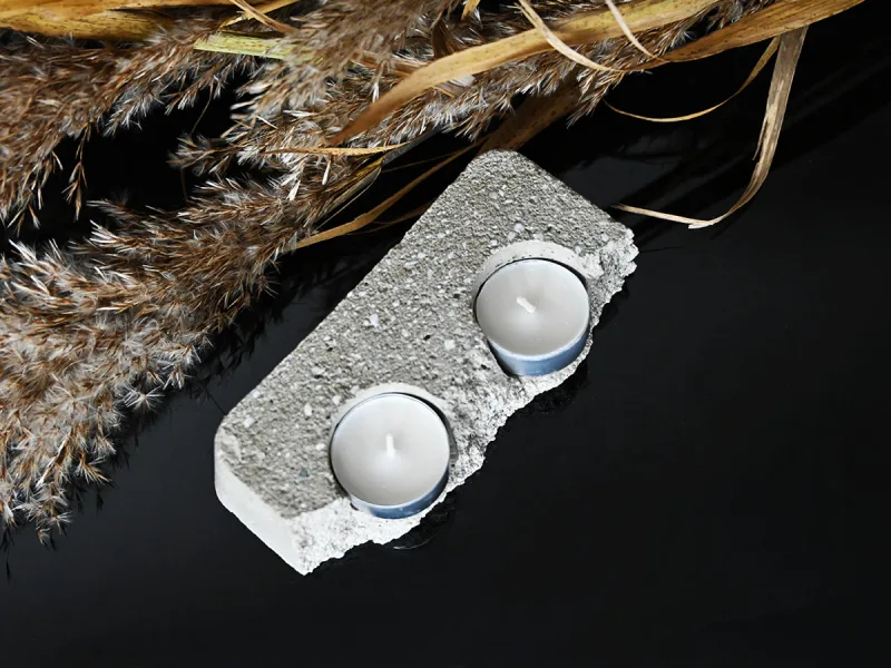 Betoninė žvakidė „Detalė“