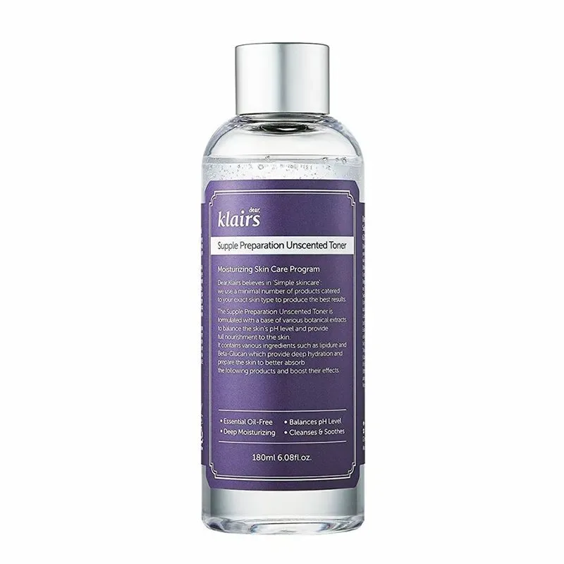 Klairs Supple Preparation Unscented Toner - veido tonikas · 1