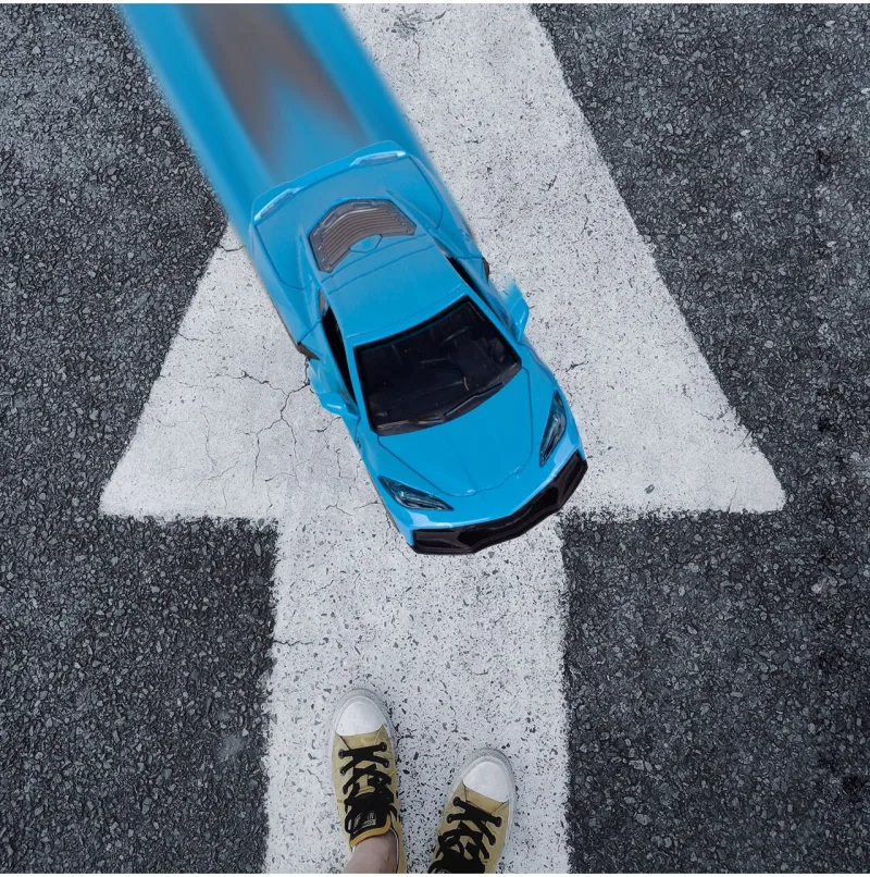 Žaislinis metalinis automibilis SuperCar su pavara, 1 vnt · 2