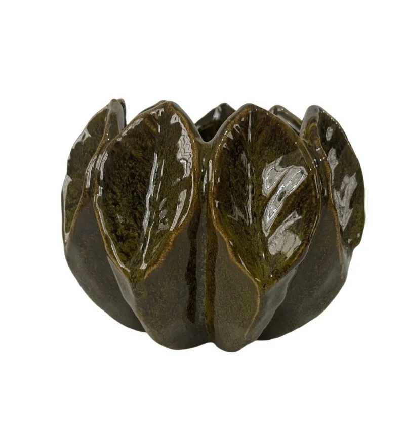 Vazonas keramikinis "Lapelis" — Ø: 28 cm H: 22 cm