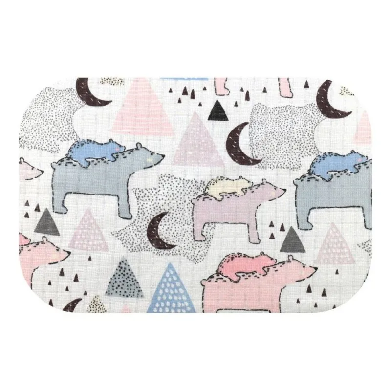Sauskelnės - 25134 - TETRA PRINT - EGA - POLAR RUN - PINK - dydis 70x80 cm · 1