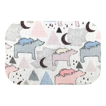 Sauskelnės - 25134 - TETRA PRINT - EGA - POLAR RUN - PINK - dydis 70x80 cm
