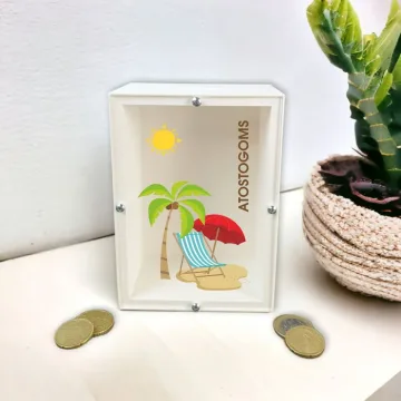3D Taupyklė stačiakampė „Atostogoms“