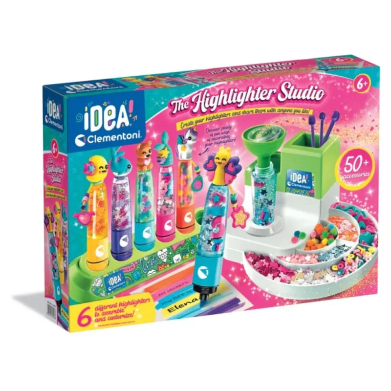 Kūrybinis rinkinys Idea Art Highlighter Marker Factory 6 vnt Clementoni 18127 · 1