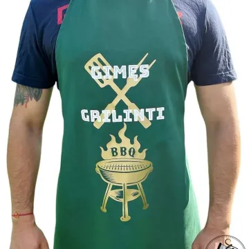 Medvilninė prijuostė: GIMĘS GRILINTI