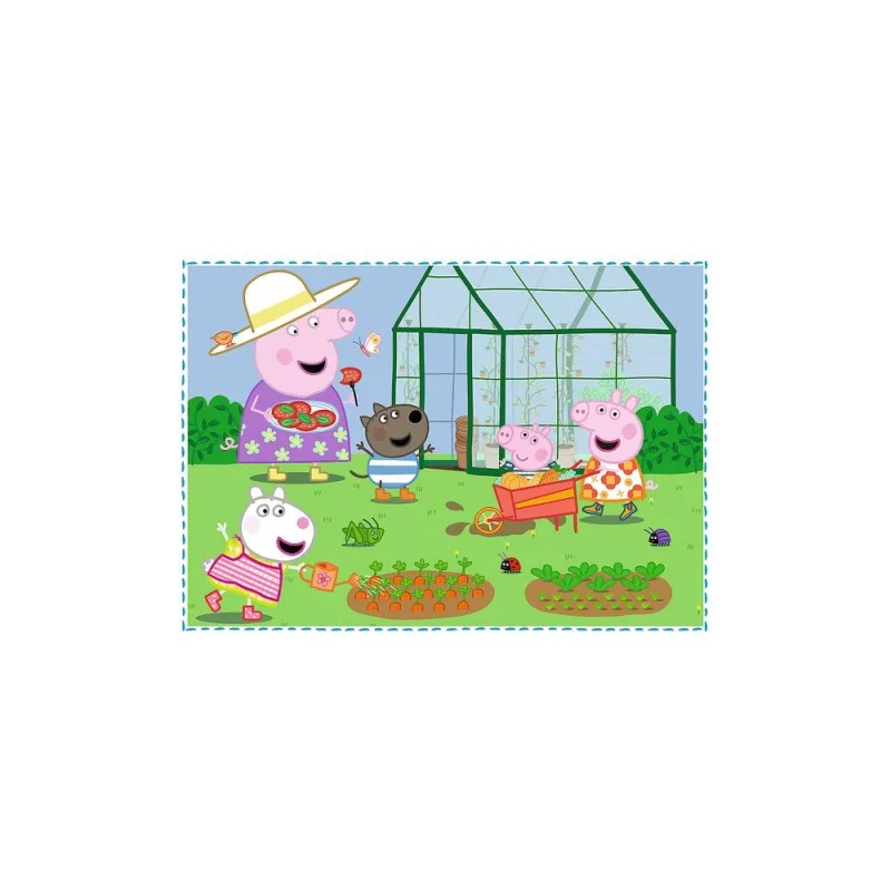Dėlionė – 4-in-1 (12, 15, 20, 24) – Atostogų prisiminimai – Peppa Pig – Trefl 34359 · 2