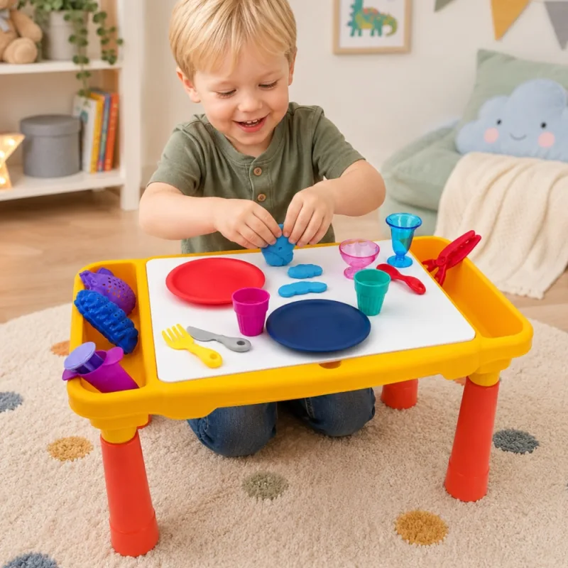 Plastilino žaidimų rinkinys WOOPIE su laikymo dėže, 40 el. · 2